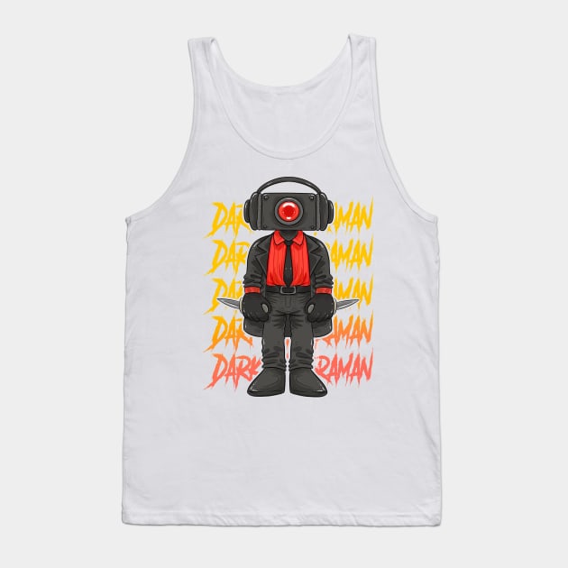 skibidi toilet dark speakerman Tank Top by Draw For Fun 